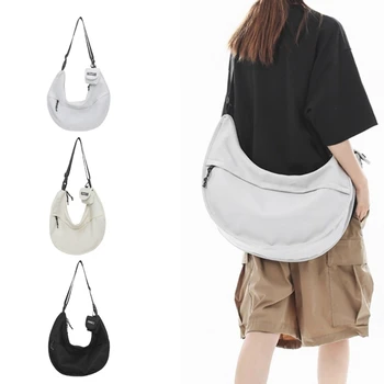 Женская нейлоновая сумка через плечо, сумки-слинги, повседневная сумка для клецек, простая сумка через плечо 1
