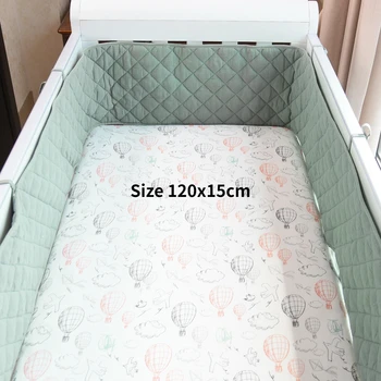 Защита кроватки для новорожденных, удобный детский манеж, Бортики для детских кроваток, Мягкие аксессуары для детской кроватки 2