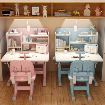 Набор для домашнего детского учебного стола и стула, письменный стол