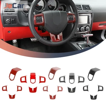 Наклейка для украшения интерьера рулевого колеса автомобиля JeCar для Dodge Challenger Charger Durango Dart 2009-2014 Journey 2013 up 1