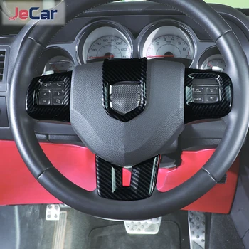 Наклейка для украшения интерьера рулевого колеса автомобиля JeCar для Dodge Challenger Charger Durango Dart 2009-2014 Journey 2013 up 2