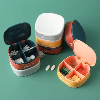 Лучшая цена 28 слотов Коробка для лекарств Цветной футляр для таблеток Health Care Universal ~ Красота и здоровье > Qrcart.ru 11