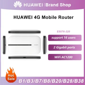 Оригинальный HUAWEI E5576 E5576-856 E5576-606 E5576-320 4G 150 Мбит/с Мобильная точка доступа 4G Wifi Маршрутизатор Модем Mifi B1/B3/B7/B8/B20/B28/B38 1