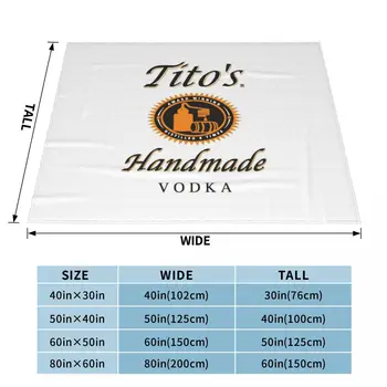 Плед Titto's Vodka, пушистые одеяла для путешествий в стиле манга 2
