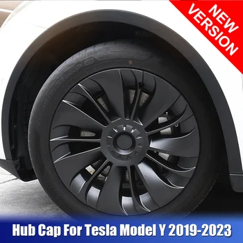 Полное покрытие для Tesla Model Y 2019-2023, Комплект сменных колпачков для колес, 4 шт., колпачок ступицы, автомобильный колпачок для ступицы, автоматическая модификация 19 дюймов 1