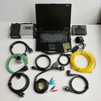 Полный комплект инструментов автоматической диагностики, Сканер Icom A2 B C MB Star C5 SD Connect CF52 8400 4G, Жесткий диск Toughbook для ноутбука.
