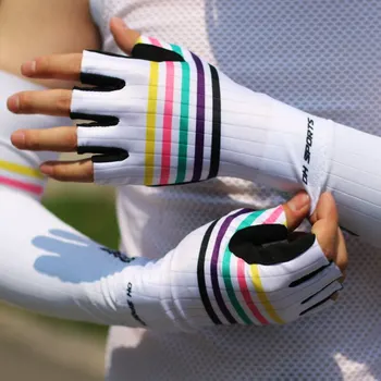 Противоскользящие, износостойкие, солнцезащитные и амортизирующие летние велосипедные перчатки для мужчин и женщин 1