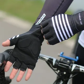 Противоскользящие, износостойкие, солнцезащитные и амортизирующие летние велосипедные перчатки для мужчин и женщин 2