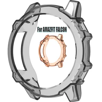 Рамка из ТПУ Безель для HUAMI AMAZFIT FALCON Cover Прозрачные Защитные Пленки для Экрана Чехол для Смарт-браслета Amazfit Falcon Band Shell 1