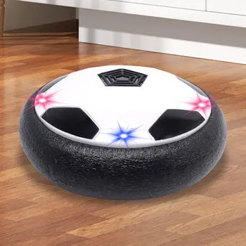 Светодиодный Свет Air Power Soccer с Пенопластовым Бампером Hover Футбольный Мяч Hover Soccer Disc Игрушка Музыкальная На Батарейках для Детей Ясельного возраста 2