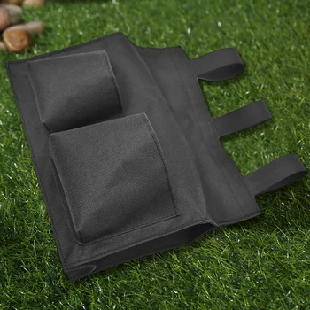 Сумка для бейсбольного мяча судьи с 2 карманами, сумка для судейского мяча из ткани Оксфорд, прочная сумка для бейсбольного мяча рефери для бейсбола и софтбола 1