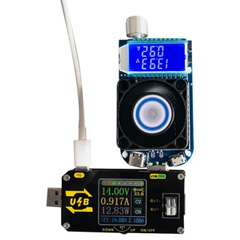 Тестер зарядки с цветным экраном USB, тестер питания с ЧПУ, измеритель напряжения зарядки, измеритель тока, Применимая модель XY-UMPD 1