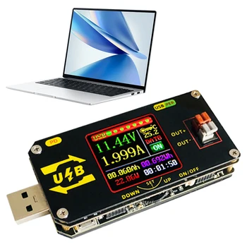Тестер зарядки с цветным экраном USB, тестер питания с ЧПУ, измеритель напряжения зарядки, измеритель тока, Применимая модель XY-UMPD 2
