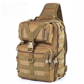 Уличная тактическая сумка через плечо, водонепроницаемая камуфляжная нагрудная подвесная сумка, военный камуфляжный рюкзак Attack Patrol 1