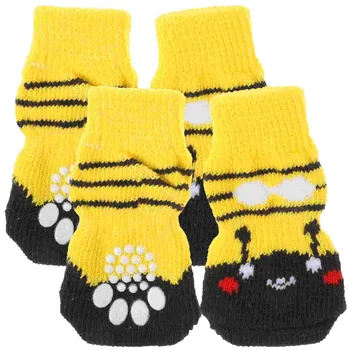 универсальные носки для домашних собак, декоративные милые носки для домашних животных, Зимние носки для собак, эластичные хлопчатобумажные носки. 1