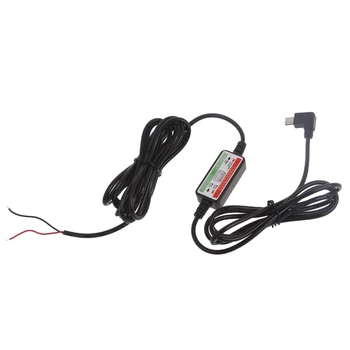 Универсальный мини-USB для автомобильного видеорегистратора, навигации, мобильных устройств -вход 12 В-24 В 1