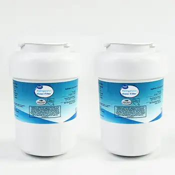 Фильтр для воды в холодильнике, белый, 2 упаковки, высота 3,54 дюйма, 300 галлонов, сертифицирован NSF 42 и 53 1