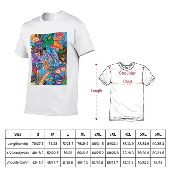 Футболка с мозаикой в виде бабочки для мальчиков, белые футболки, футболка, летние топы, мужская одежда 2