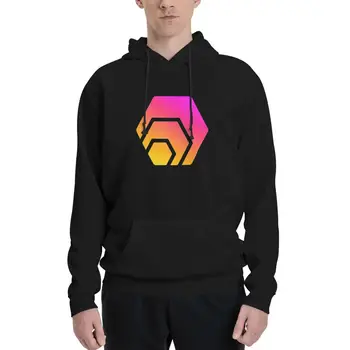 Шестигранный логотип Crypto Hexagon Пуловер Толстовка мужское пальто мужская одежда мужская одежда толстовка для мужчин 1