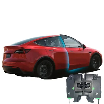 Электрическая всасывающая дверь модификация автомобиля обновление электрического дверного замка установка электрического всасывающего замка для Tesla model y 2023 1