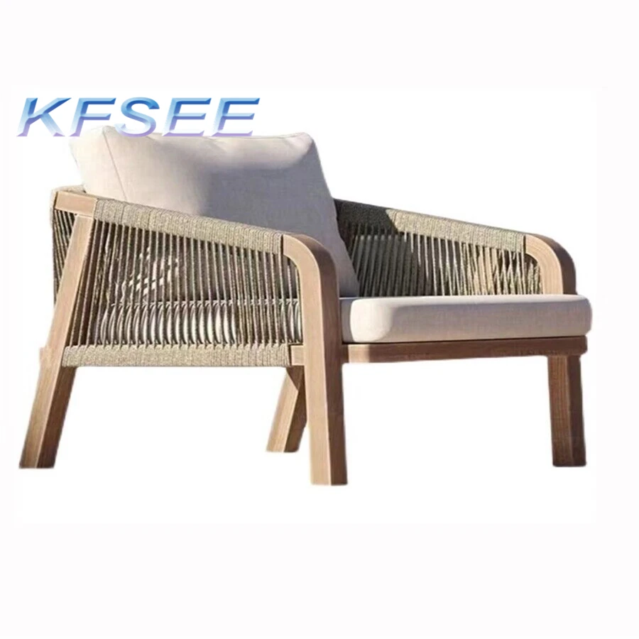 Садовое кресло для отдыха с мебелью из ротанга Kfsee со стороны бассейна Изображение 1