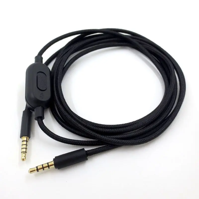 Портативный кабель для наушников длиной 2 м, аудиокабель для наушников Logitech GPRO x G233 G433, аксессуары для гарнитуры Изображение 1