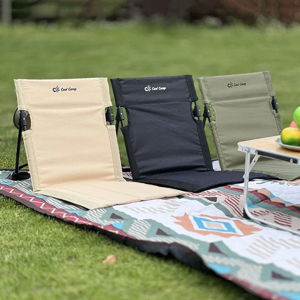 Складной стул для кемпинга со спинкой, Туристический Пляжный шезлонг, кресло для отдыха, Складная мебель для отдыха и пикника Изображение 1
