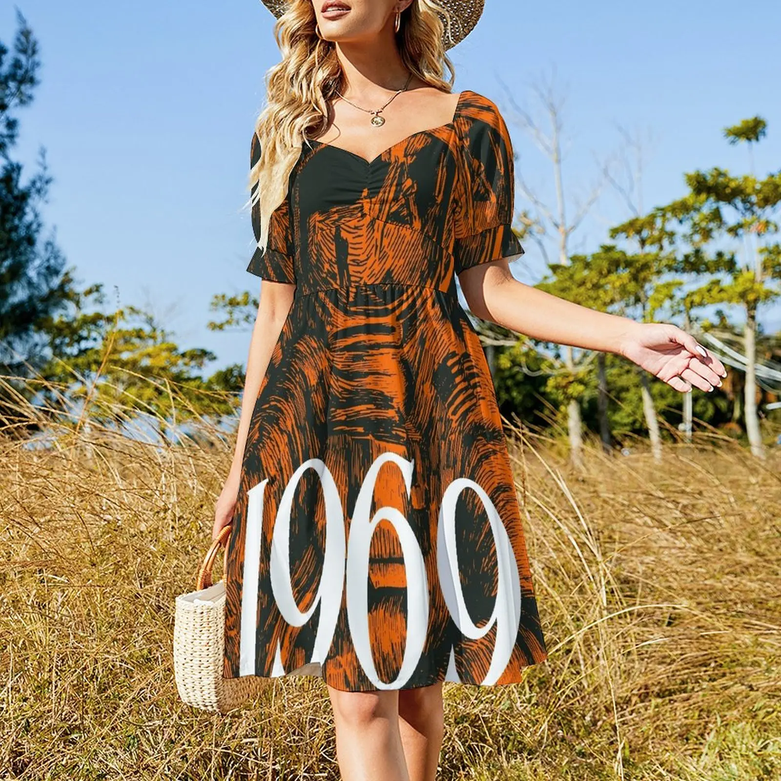 Новинка 1969 года - праздничное платье без рукавов, летние платья для женщин 2023, женские платья для особых случаев Изображение 1