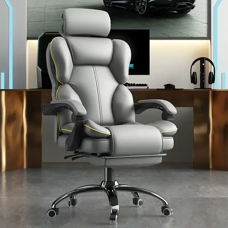 Компьютерное офисное кресло Эргономичная спинка офисного кресла Домашний удобный сидячий вращающийся стул Boss Офисная мебель Изображение 1