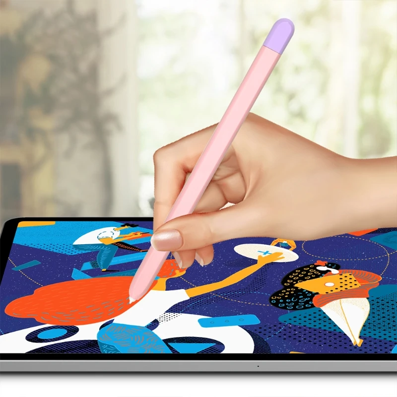 Для Samsung Galaxy Tab S6/S7 s-pen, милый модный мультяшный защитный чехол для ручки, силиконовый чехол для планшета Tab S6 Lite Изображение 2