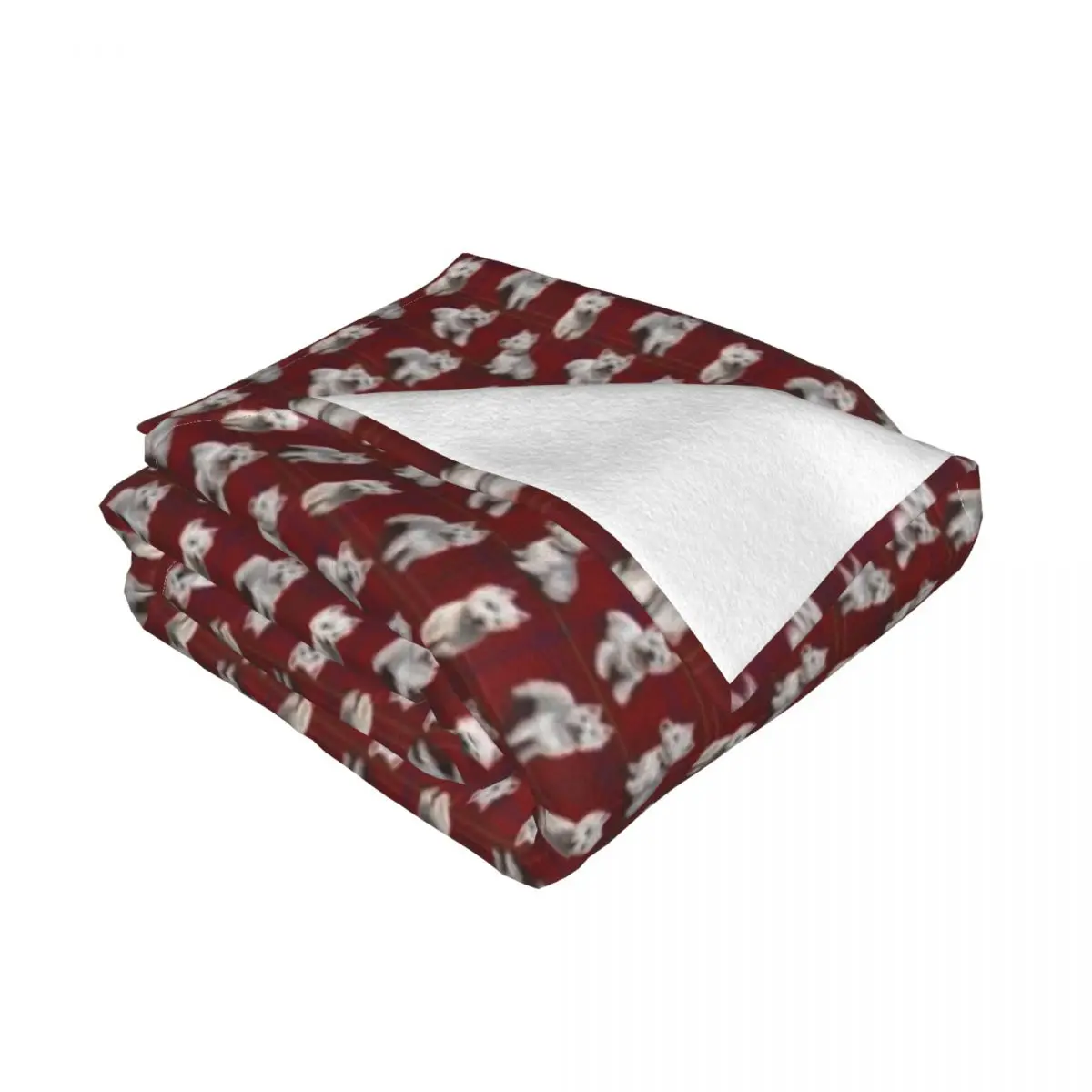 Одеяло West Highland Terrier Westie, забавный подарок, Спальный мешок, Роскошные одеяла для путешествий на Хэллоуин Изображение 2
