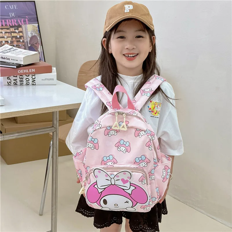 Sanlio Kuromi Hello Kitty, Детский рюкзак с Рисунком из Мультфильма 