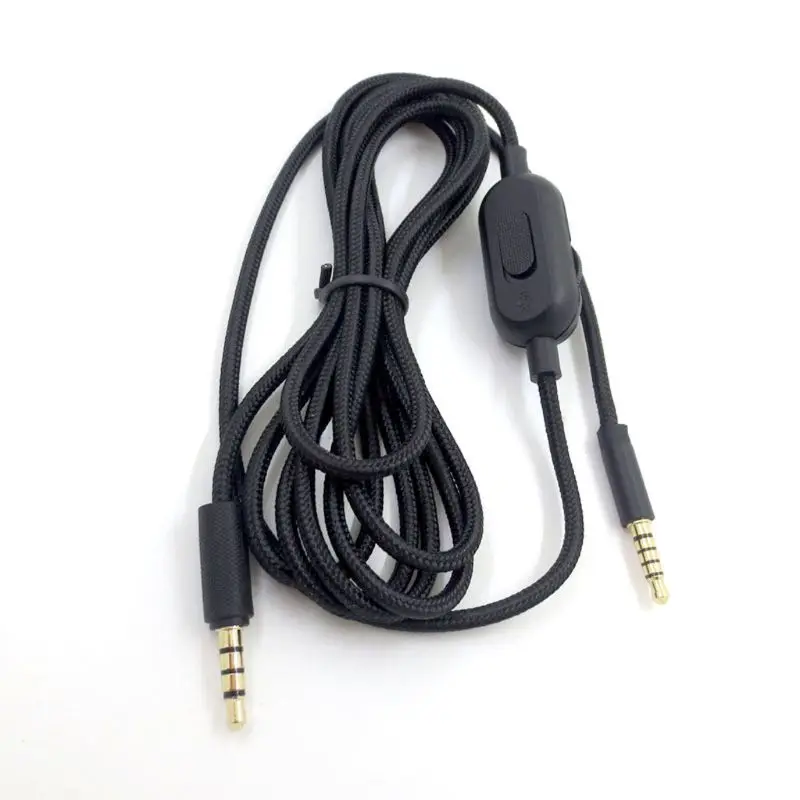 Портативный кабель для наушников длиной 2 м, аудиокабель для наушников Logitech GPRO x G233 G433, аксессуары для гарнитуры Изображение 3