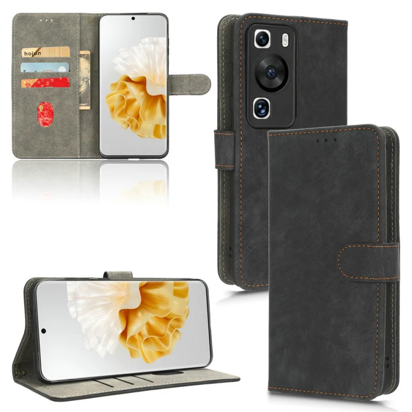 50 шт./лот Для Huawei P60 Pro P60 Art Wallet RFID Защитная Подставка Кожаный Чехол Для Huawei Mate 50 Y61 Изображение 3