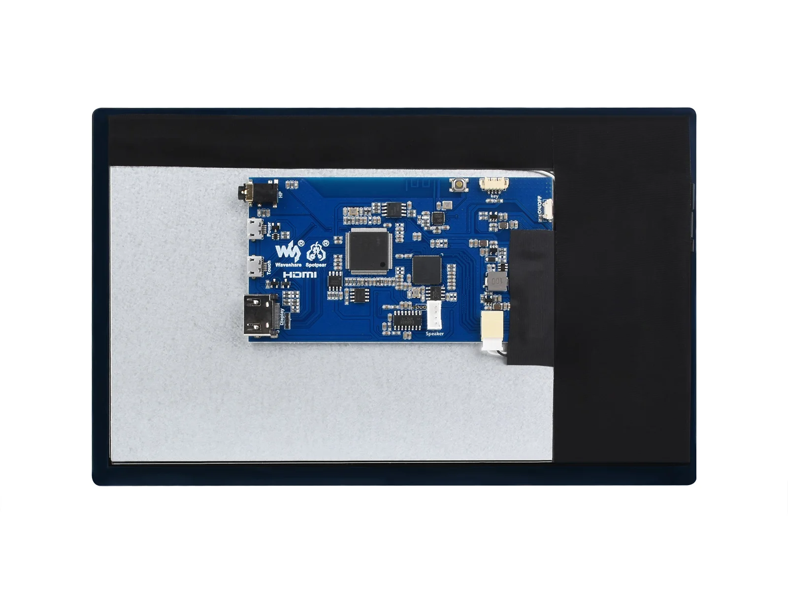 Waveshare Raspberry Pi 9-дюймовый QLED-дисплей с квантовыми точками, 1280 × 720, панель из закаленного стекла, интерфейс HDMI, широкая цветовая гамма Изображение 4