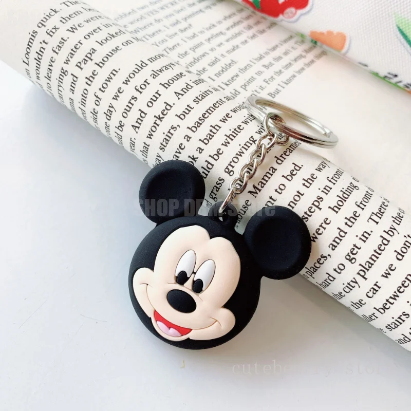 Disney Mickey Minnie Mouse для Apple Airtag Case Мягкий Защитный чехол От царапин Airtag Anti-потерянный Защитный Чехол Брелок Изображение 4