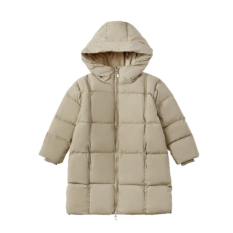 Пуховик для мальчиков, куртка, хлопковая верхняя одежда, ветрозащита 2023 года В наличии, Утепленная бархатная зимняя теплая лыжная одежда, детская одежда Изображение 5